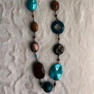 Chico’s   New without tag. Gift possibilities costume jewelry- 18” necklace